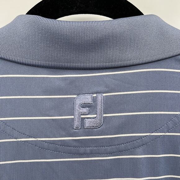 FJ FootJoy Performance Polo - Slate Blue/White - XXL - Picture 7 of 7